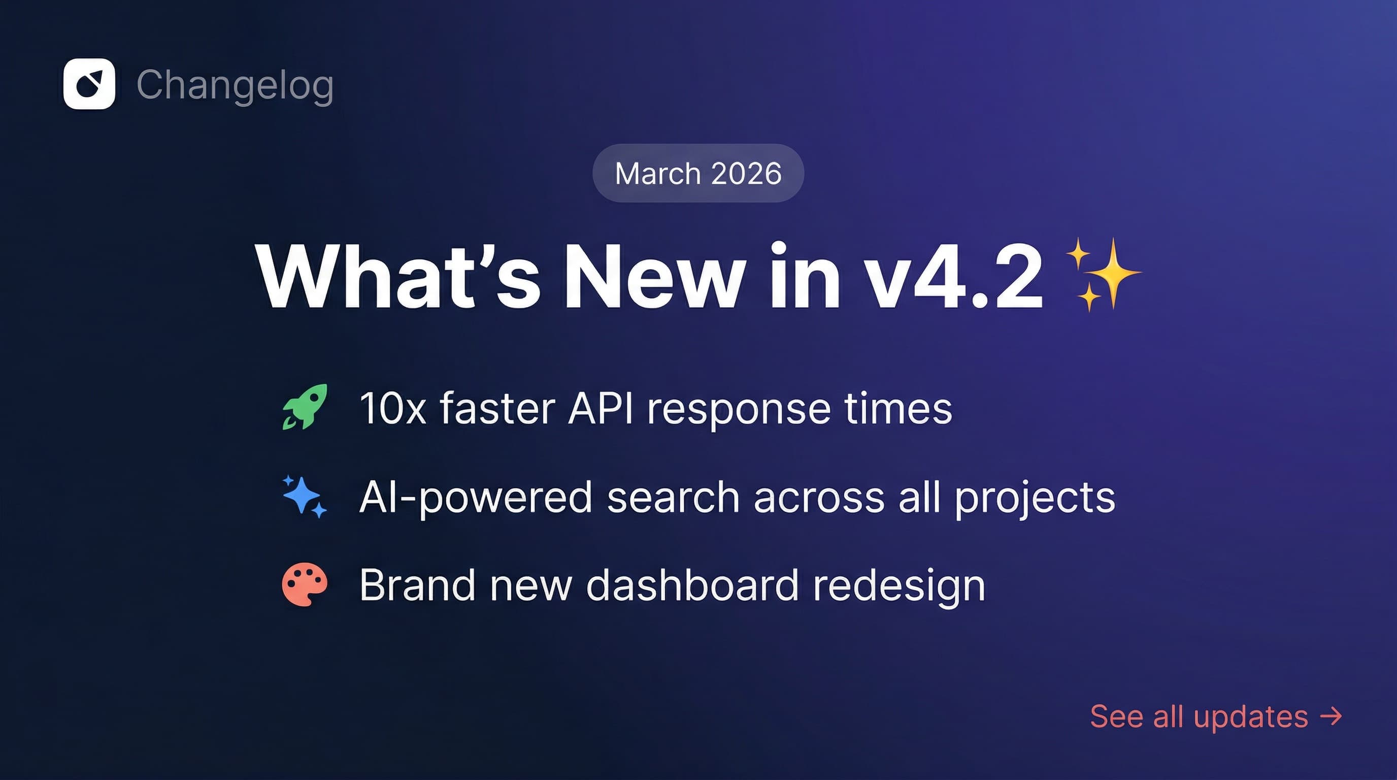 Changelog What's New OG